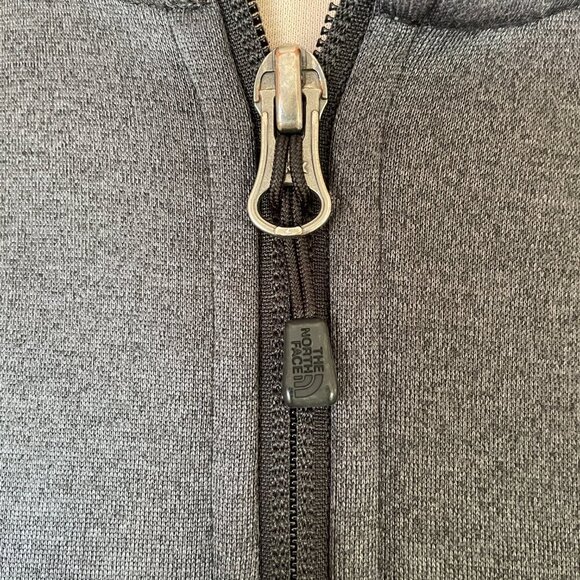 North Face Women's Agave Jacket Full Zip Dark Grey Heather, Size Medium   EUC - Picture 12 of 13